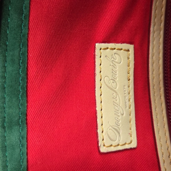 DOONEY & BOURKE NEW Large BONE Florentine Domed Buckle Satchel Handbag PURSE NWT - Picture 11 of 14